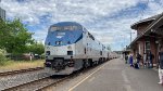 Coast Starlight Gliding Into The Station